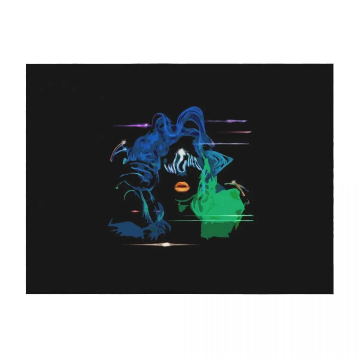 

Одеяло Enigma Lady Gaga, лохматое пледовое одеяло для кровати, украшения диванов, роскошные дизайнерские одеяла