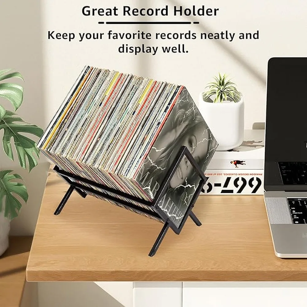 Large Vinyl Rack Measuring 40x34x30cm Storage Solution For Every Record Enthusiasts Collection