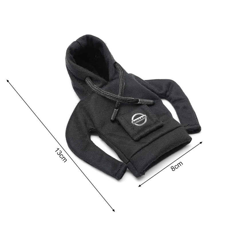 Car Hoodie Change Speed Lever Sweatshirt Handle Gear Shift Knob Cove For Nissan X-Trail T32 T31 Qashqai Tiida Teana Car Styling - view 2