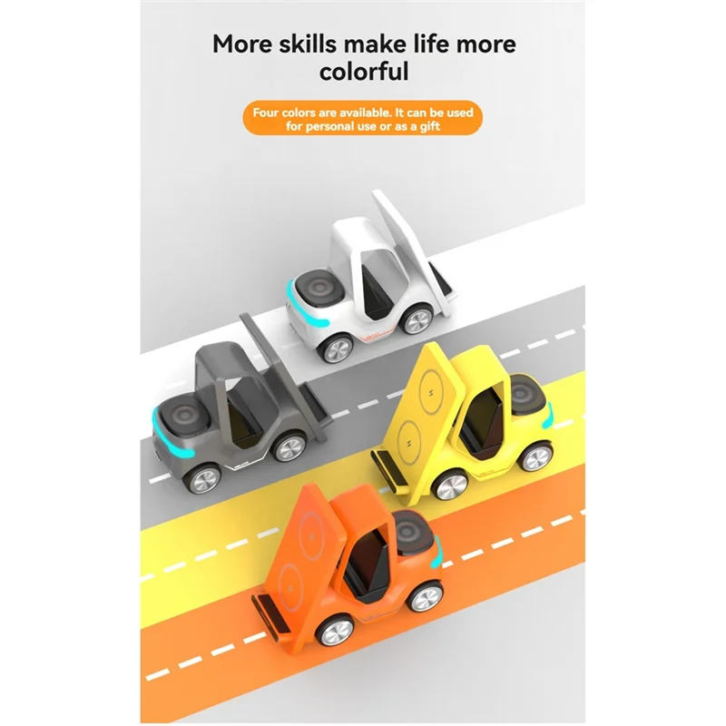 

Dependable-Small Forklift Wireless Charger Fast Charging Charging Station 3 In 1 High Speed Charger Base Stand For Cell Phone