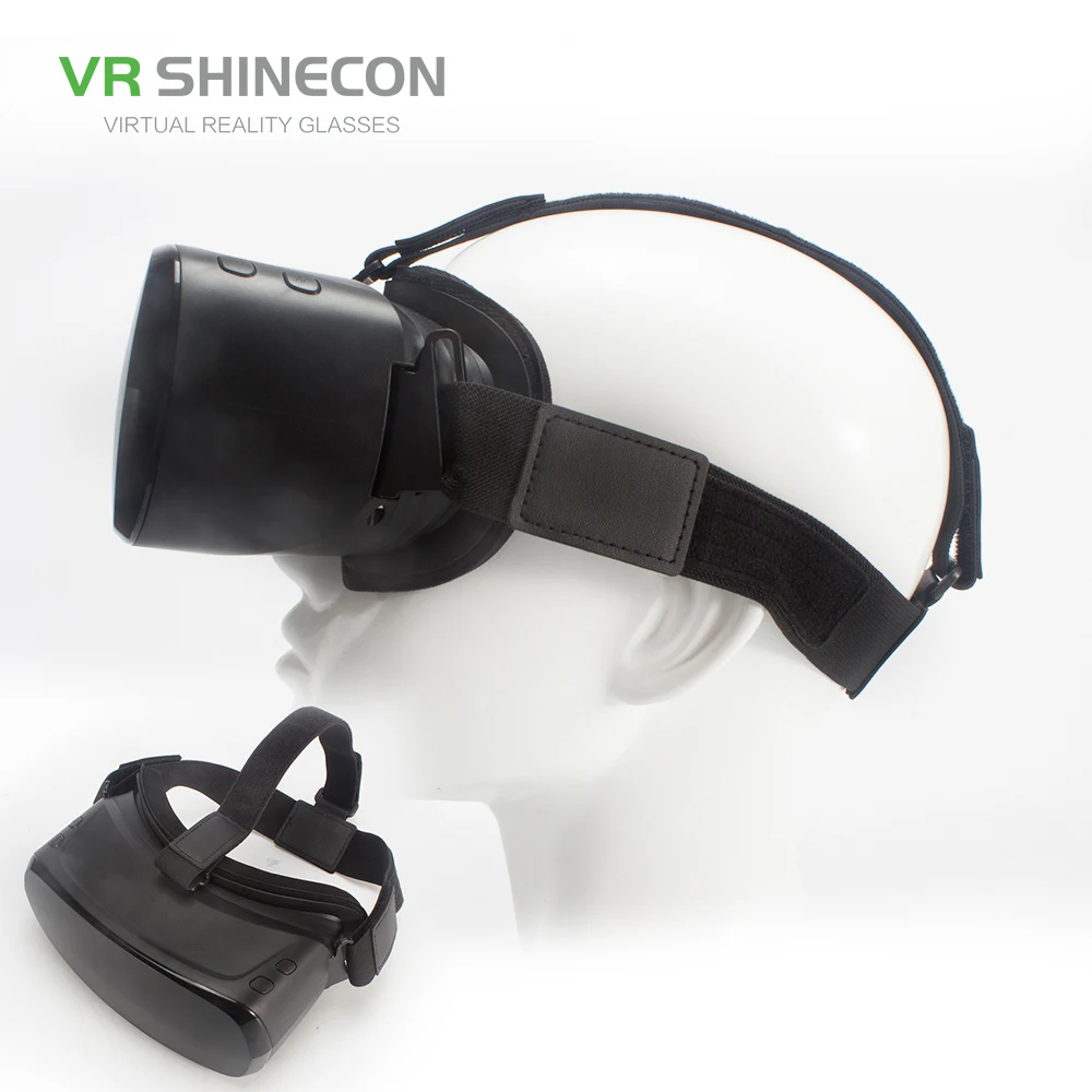 VR SHINECON Private model Passed FCC RoHS Certificate Quad core CPU Immersive  4k Screen All in one VR headset