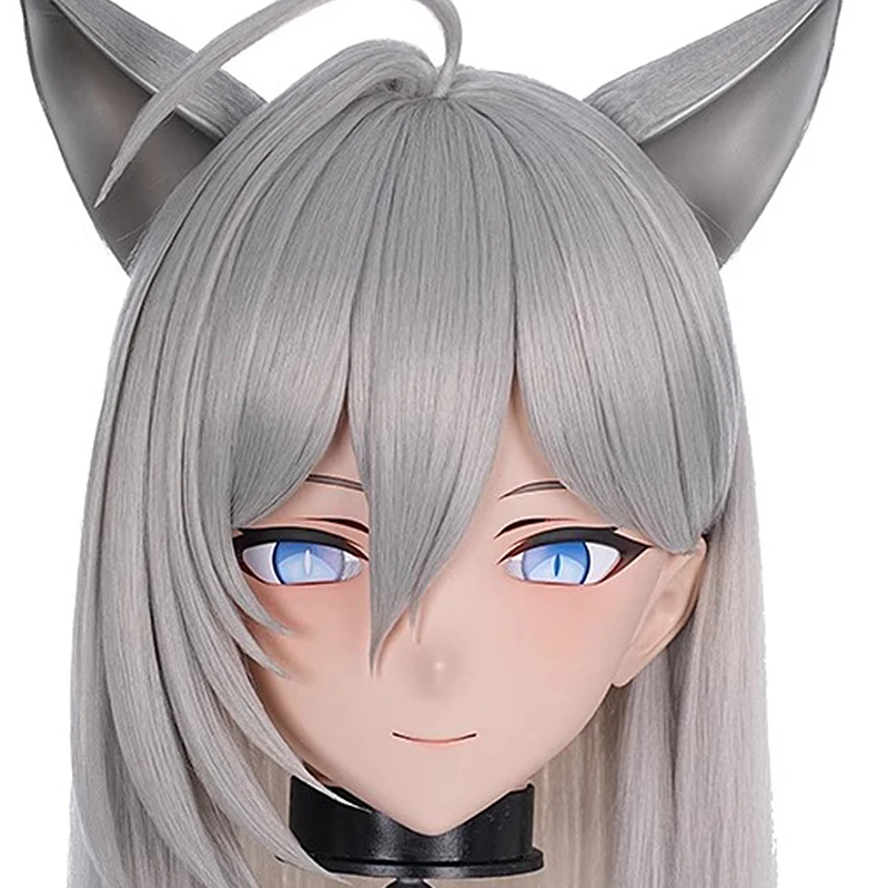 

(MEO288) Customize Handmade Full Head Lockable Crossdress Male to Female Japanese Cartoon Anime Game Character Kigurumi Mask