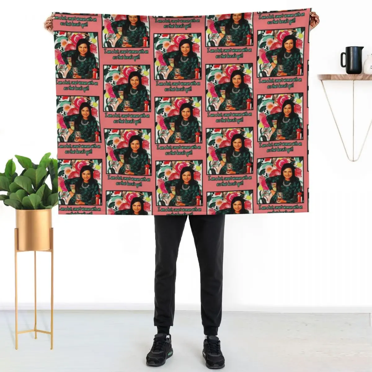 Mindy Project--Hot, Smart Woman Throw Blanket Sofa Decorative Beds christmas gifts Luxury Thicken Custom Moving Blankets
