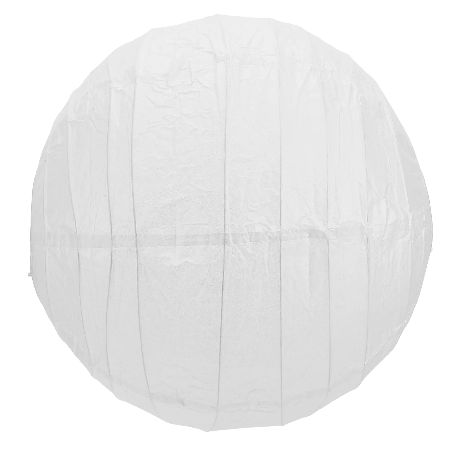 

Large White Round Paper Lanterns Collapsible Globe Lamp Shade Elegant Indoor Ceiling Pendant Light Replacement Party Festival