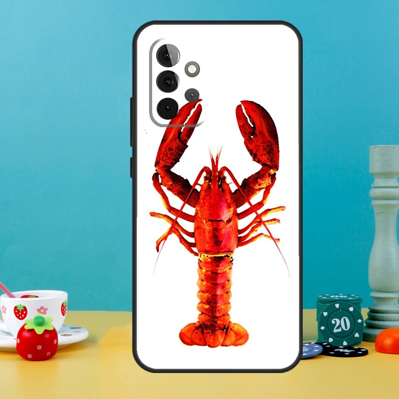 الحيوان جراد البحر الكلاسيكية الحال بالنسبة لسامسونج غالاكسي A05 A36 A56 A26 A16 A53 A33 A13 A12 A32 A52 A55 A35 A15 A54 A34 A14 #6