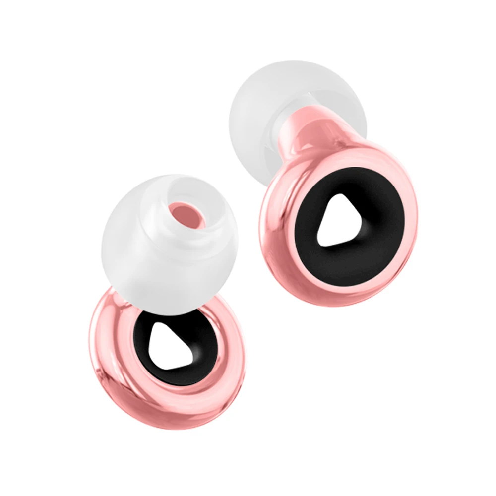 ilicone Earplugs For Gym Training 2 Pairs With Silicone Lanyard Waterproof Noise Blocking Ear Guards For Bedroom Sleep Swimming