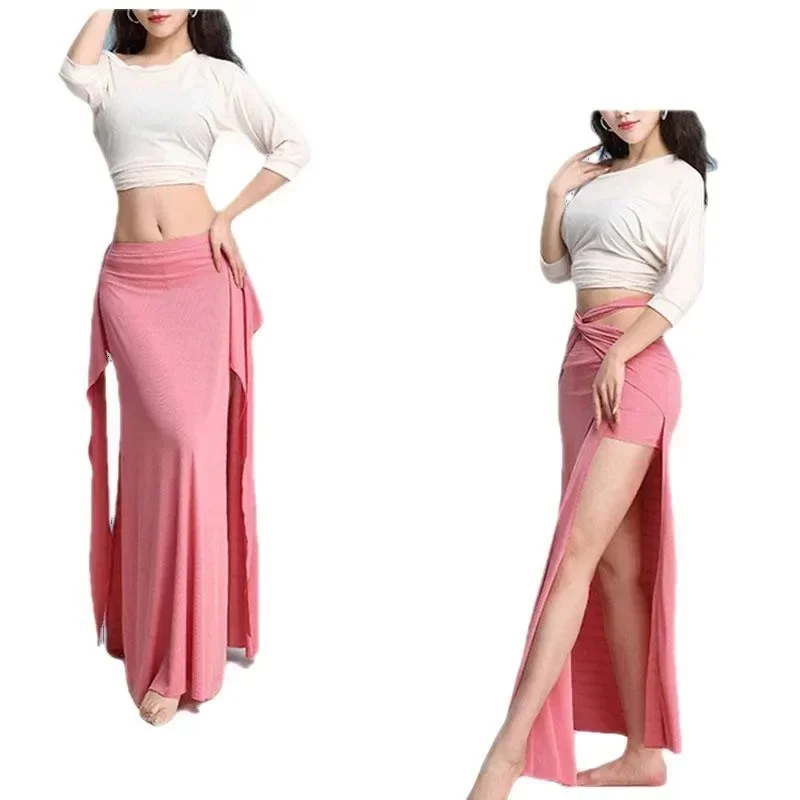

Adult Belly Dance Costume Set Women Oriental Bellydance Top and Skirt Stage Performance Dancewear Lady Practice Clothes