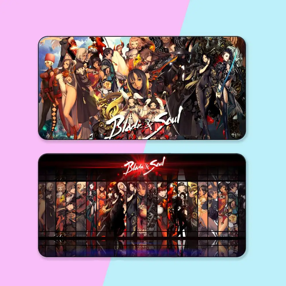 

Модный цветной коврик для мыши Blade and Soul, резиновый коврик для мыши, компьютерный ноутбук, официальный настольный игровой коврик