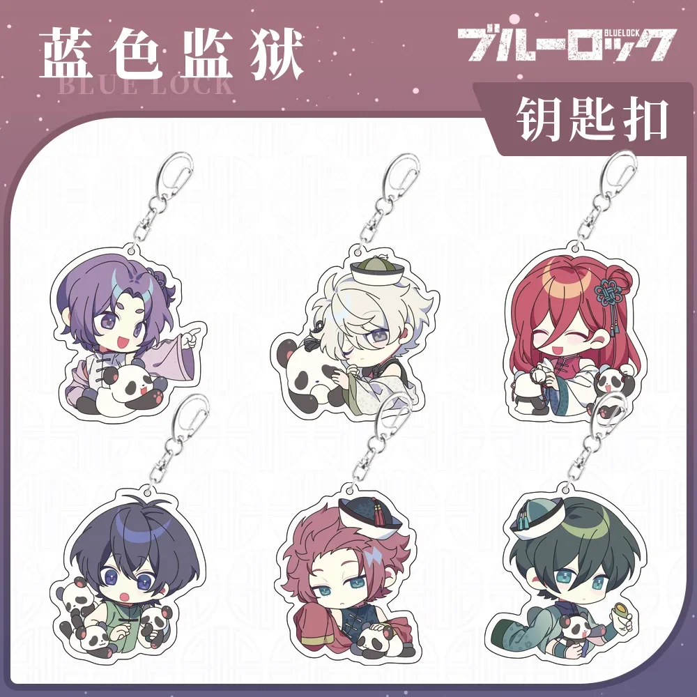 

BLUE LOCK Acrylic Keychain Cute Yoichi Bachira Meguru Chigiri Hyoma Rin Itoshi Itoshi Sae Keychain Pendant Jewelry Accessories