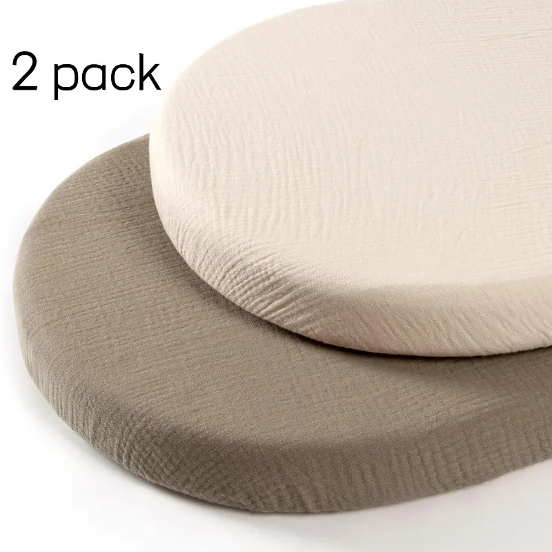 Комплект белья для малышей из 2 предметов, дышащая хлопковая пряжа, съемная простыня, моющийся наружный чехол, чехол для подушек