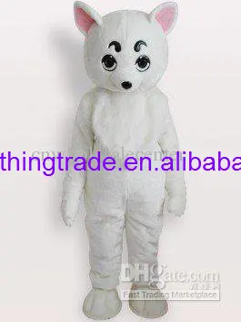 Fast custom new White Little Bear Halloween Christmas Dress Full Body Props Outfit Mascot Costume