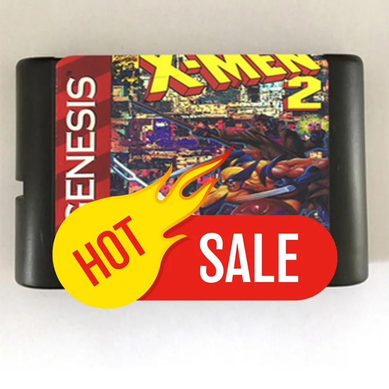 X-Men 2 Game Card 16bit MD Cart For Sega Mega Drive For Genesis Free Shipping