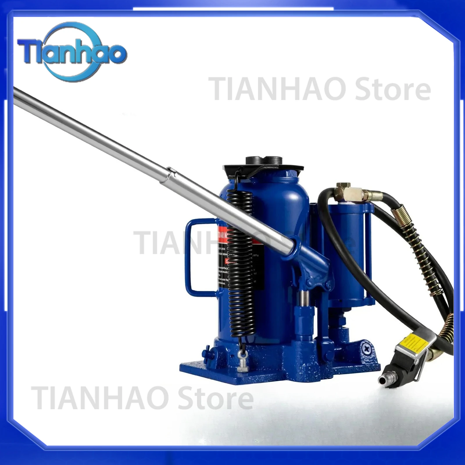 Pneumatic Jack for 20 Tons Vertical Hydraulic Jack Air Compressor Labor-saving Top Air Pressure