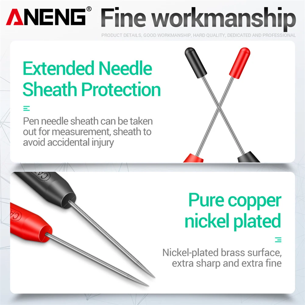 Non-destructive Multimeter Test Needles Flexible Test Needles Non-destructive Multimeter Test Probes Auto Tools