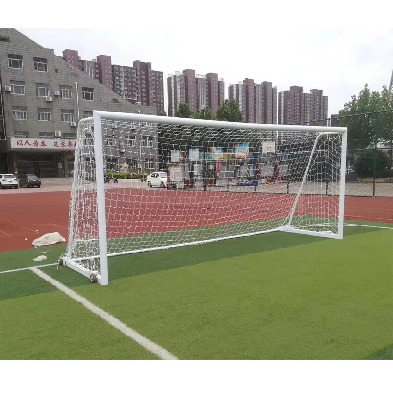 Professional football training equipment 8*24 steel soccer target goal 11 people