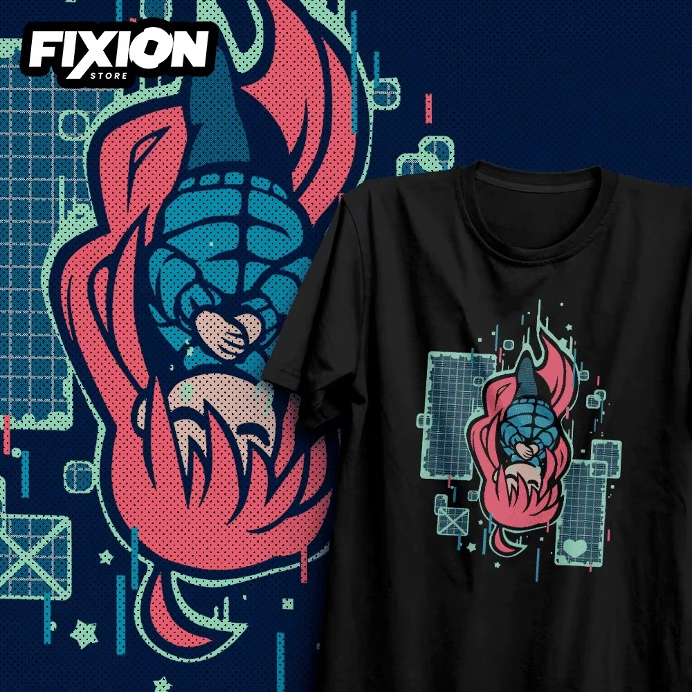 Camiseta de Anime Celeste Abril, Oferta de Verano, Regalo para Fanáticos del Anime, Algodón, Cuello Redondo, Manga Corta para Mujer