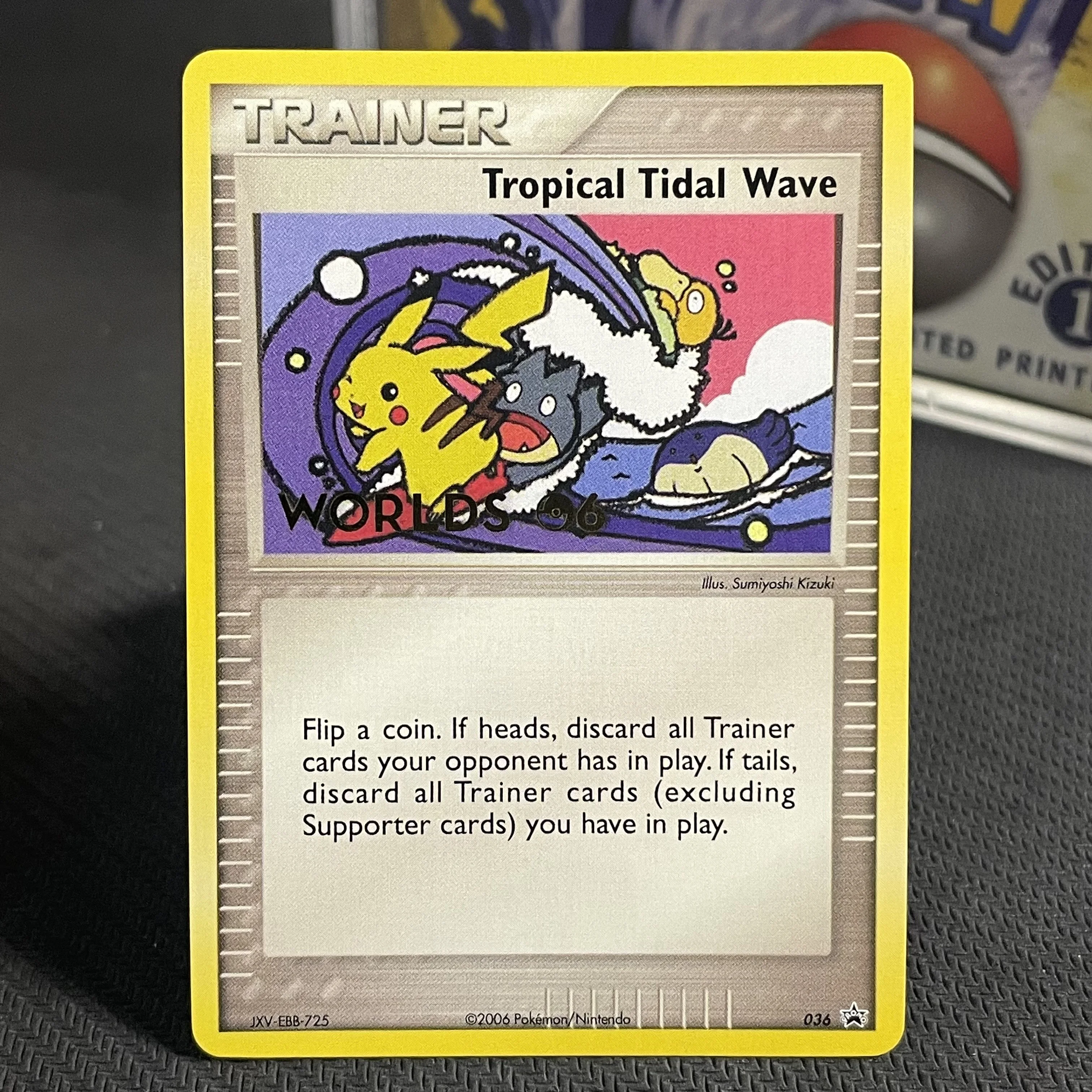 PROXY Pokemon Champions Festival STAFF Black Star Promo Series 
