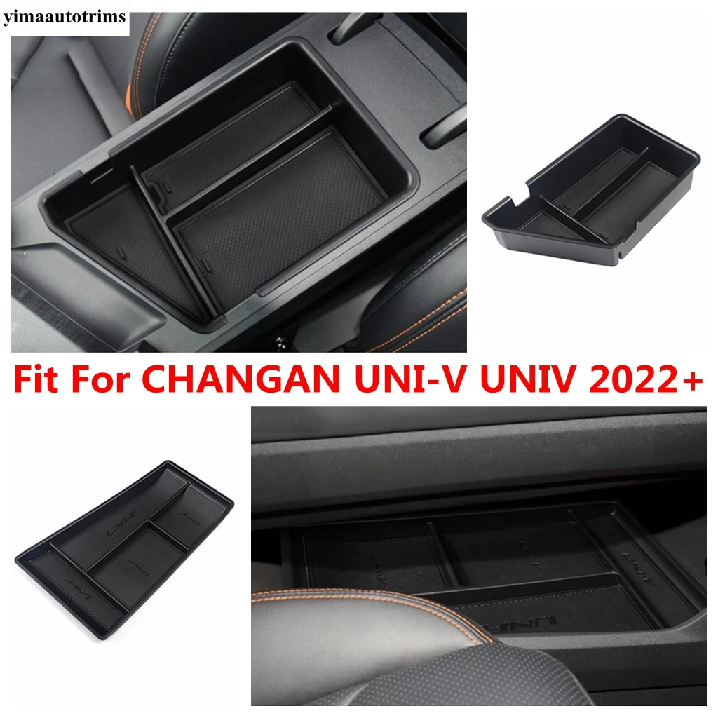 

Car Armrest Storage Box Central Control Container Tray Phone Pallet Auto Interior Accessories For CHANGAN UNI-V UNIV 2022 2023