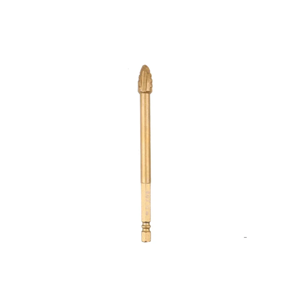 Drill Bit Set 6/8/10/12mm Hex Shank Hole Opener Drill Bit For Tile, Glass, Marble With Hex Shank Drilling Power Tools
