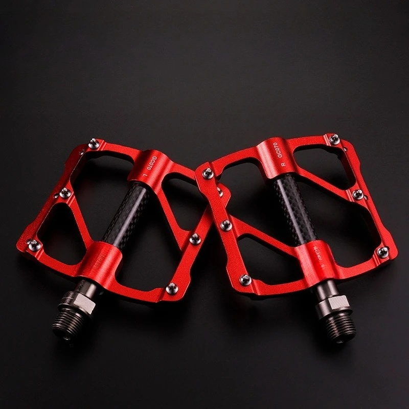 

Mountain road bicycle pedal pedal carbon fiber material bicycle bearing Peilin aluminum alloy anti-skid