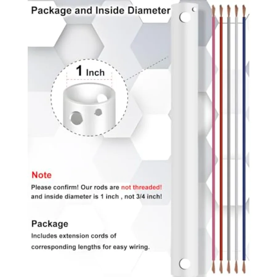 Ceiling Fan Extension Rod, 1