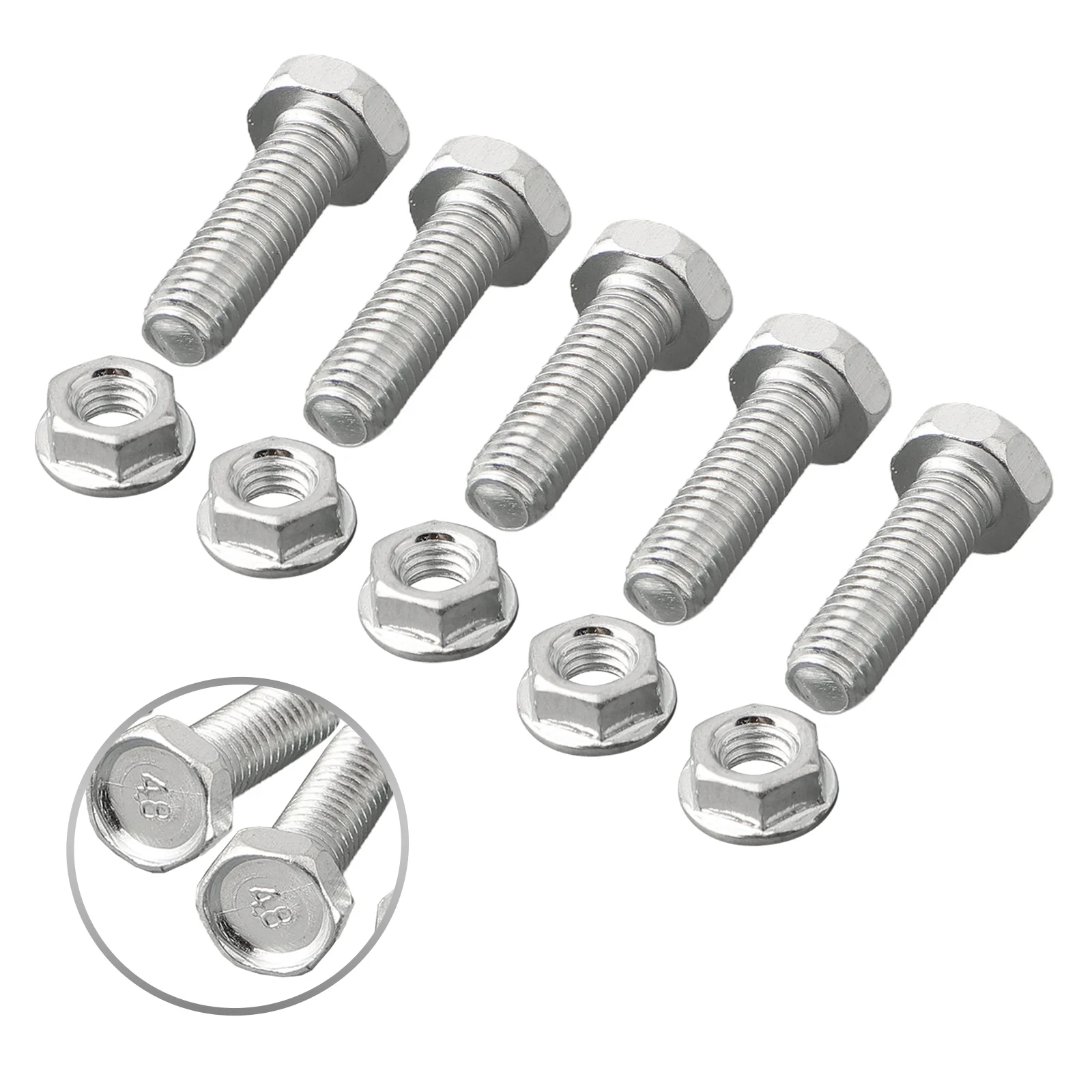Practical Useful Brand New Bolts And Nuts Metal For Honda Shear Kit Set Spare Parts 5pcs HSS724A HSS928A HSS1332A