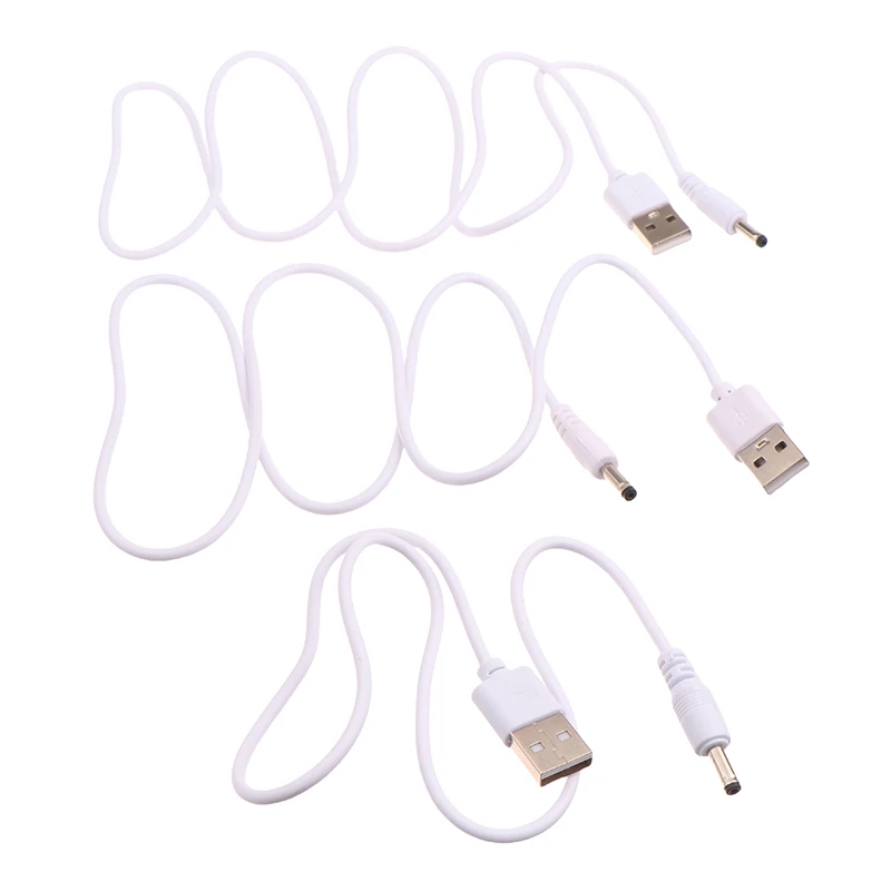 USB To DC 3.5mm Power Cable Jack Connector 5V Charger Power Cable Universal For HUB Mini Fan Router Speaker MP3/MP4