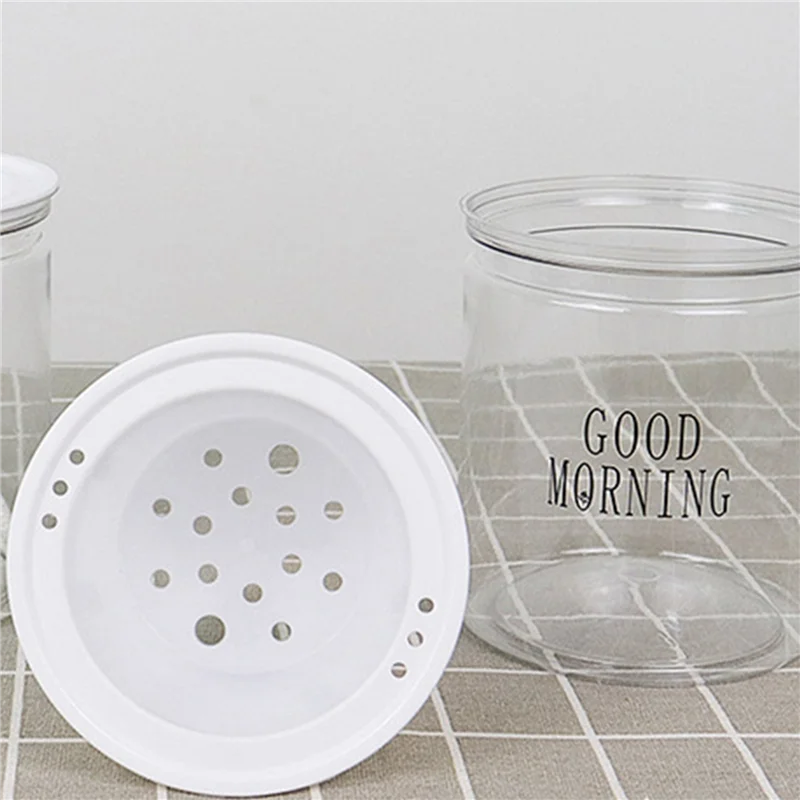 

4X самополивный цветочный горшок с автоматическим водопоглощением, сочная аквакультура, прозрачный круглый пластиковый гидропонный горшок-B09B