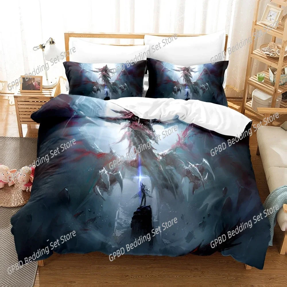 

3D The Yu Gi Oh Comfortable Duvet Quilt Cover Pillowcase Bedding Set Children Bedroom Decoration Home Textile