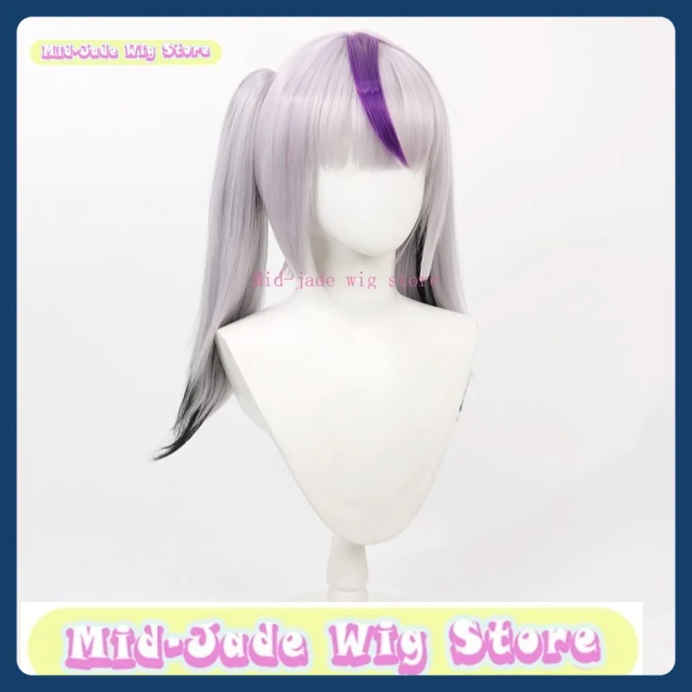 Parrucca Mid-jade Store Hololive Laplace Darknis Parrucca Cosplay Gioco anime Giochi di ruolo Capelli sintetici Festa di Halloween