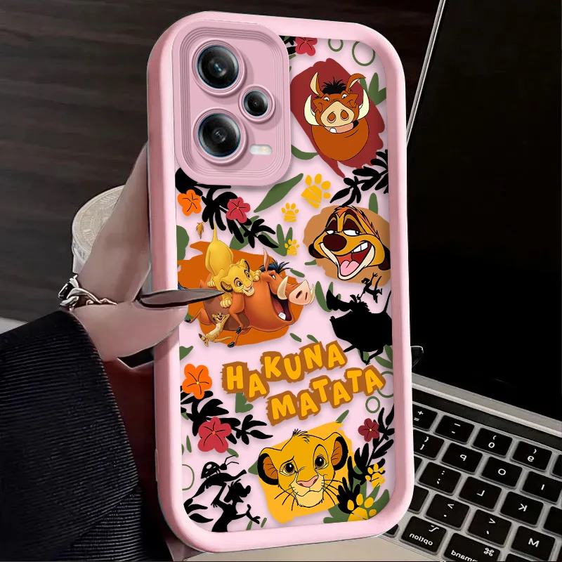 Disney The Lion King Cartoon Case for Xiaomi Redmi Note 12 11 13 Pro Plus 4G 5G 10S 11S 9S 12S 10 9 Redmi 12C 14C 13C A3 12 Capa