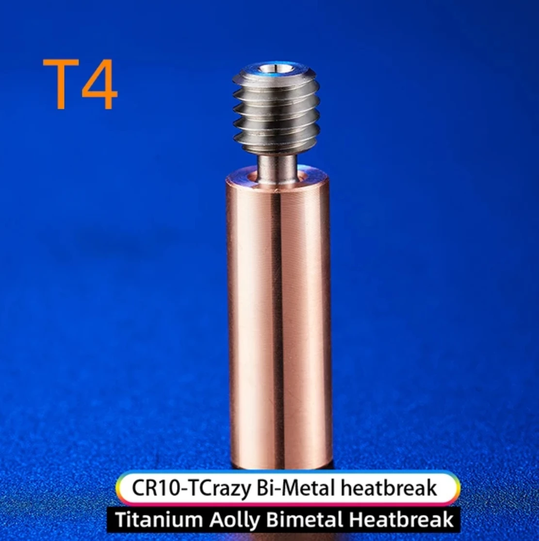 Bimetall-Heatbreak-Rohr für Creality Ender 3/3 S1/CR10/CR10S Pro, Kupfer & Titan Hochtemperatur-Heatbreak 1,75mm Filament – Detail 4