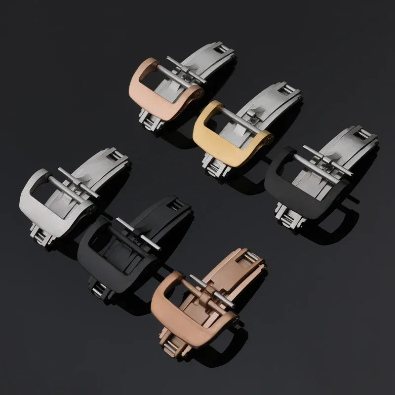 Top Quality Stainless 316L Steel Watchband Buckle 20mm For Richard Strap Mille Folding Clasp For RM Wristband Butterfly buckle