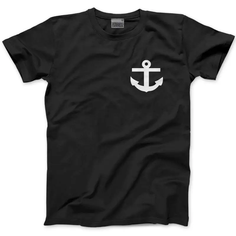 

Мужская футболка с карманным логотипом Nautical Anchor Sailing Sea Sail