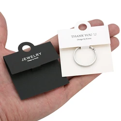 30pcs/lot Jewelry Packaging Finger Ring Cards Holder Paper Ring Display Cards Cardboard Hang Tag For Diy Jewelry Making Findings