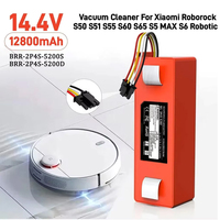 NEW Original 12800mAh Robotic Vacuum Cleaner Replacement 14.8V Battery For Xiaomi 1S 2S Roborock S60 S65 S50 S55 S5 MAX S6 Parts