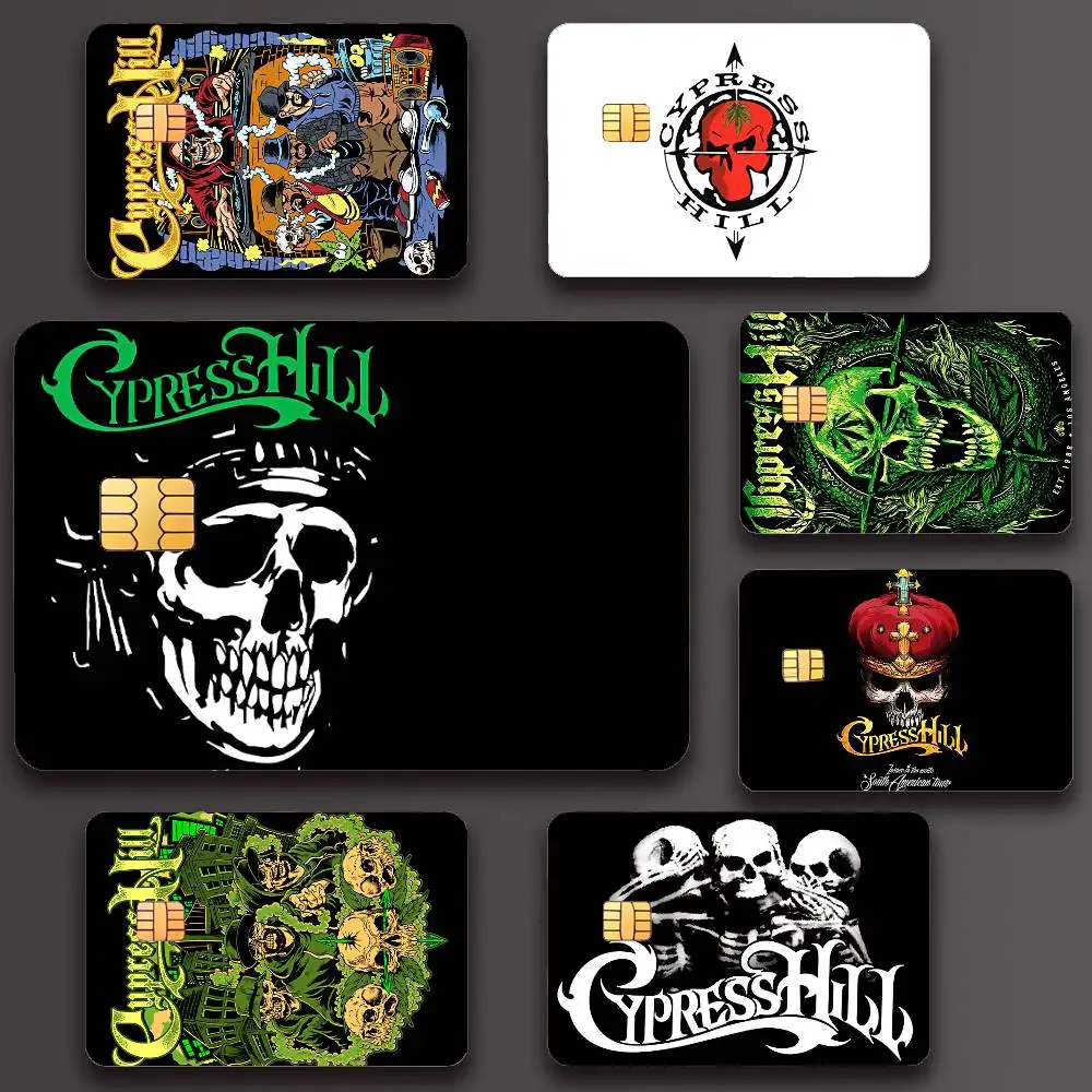 Cypress Hill Band Poster Credit Skin Cover Card Stickers 4PCS Film Bus Pass Front Decoration Bank Debit Waterproof
