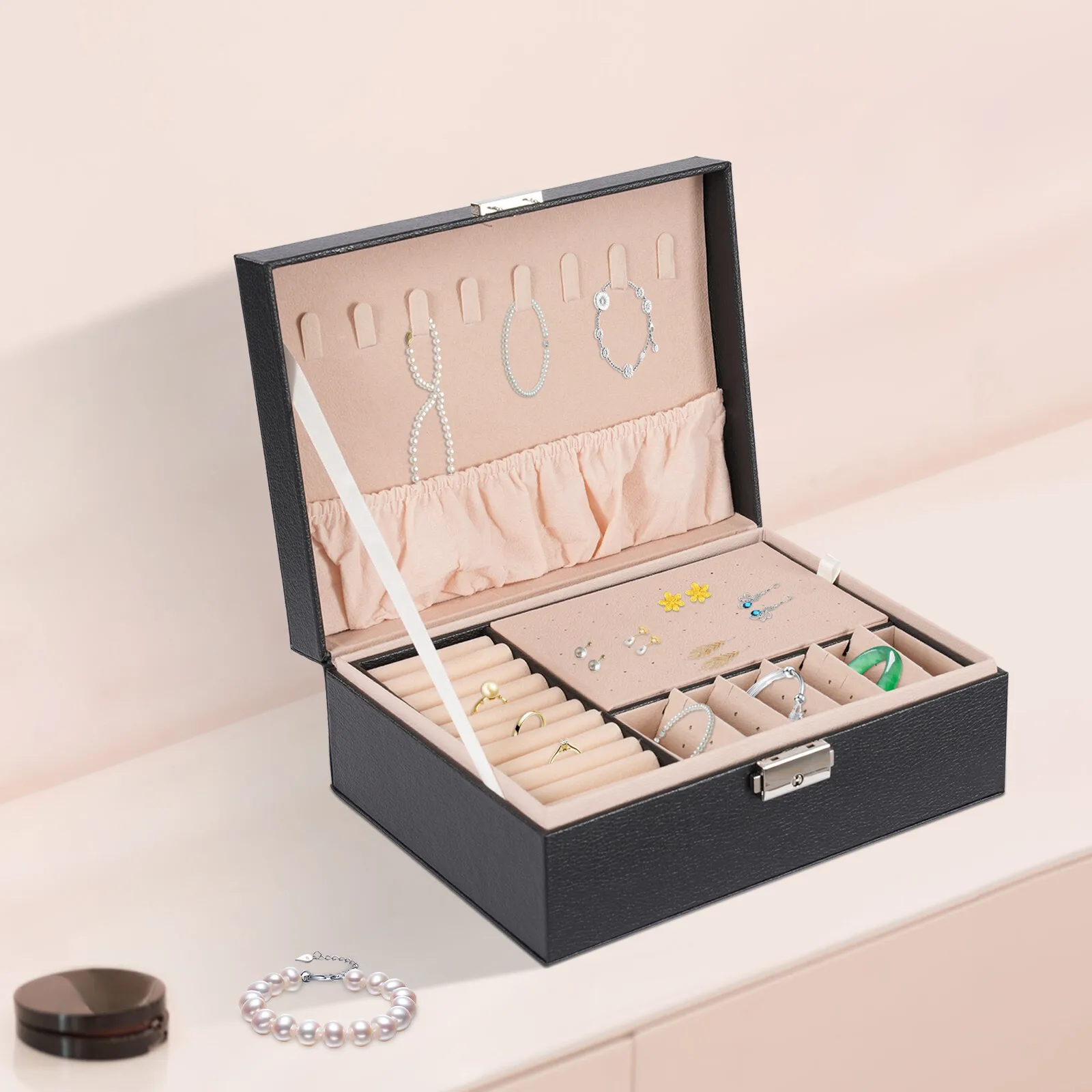 

Schmuckkästchen, Schmuck-Organizer, 2-Stage Schmuck-Organizer