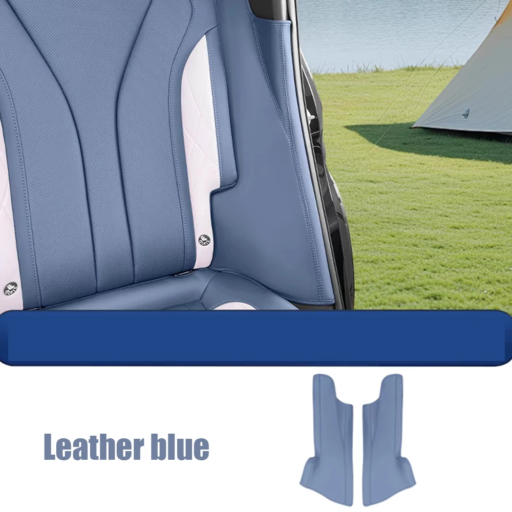 

Leather For Geely Monjaro KX11 Xingyue L 2021-2023 Car C Pillar Anti-kick Protective Mat Seat Belt Pad Rear Door Cover Strip