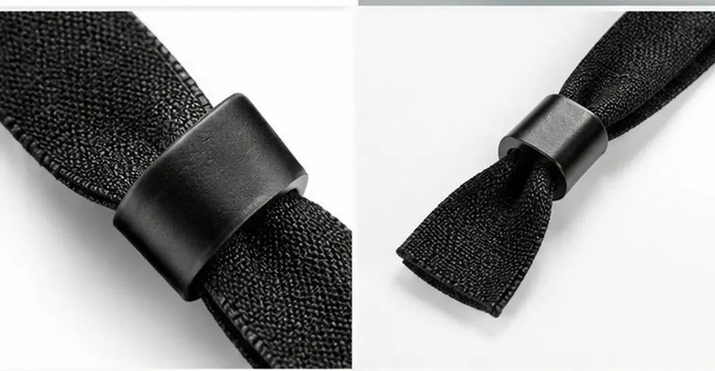 100Pcs Polyester Cloth Event Wristband High Density Woven Adjustable Identification Band Concert Festival Camp Party