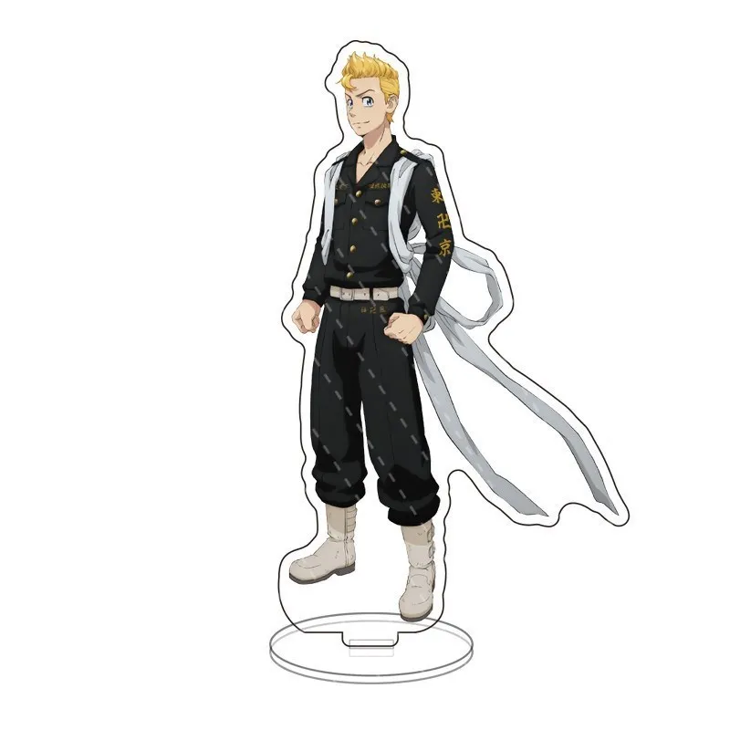 Revengers Acrylic Stand Model Micky Draken Baji Chifuyu Hakkai Figures Black Suit Stands Desk Decor Cosplay Props Gifts