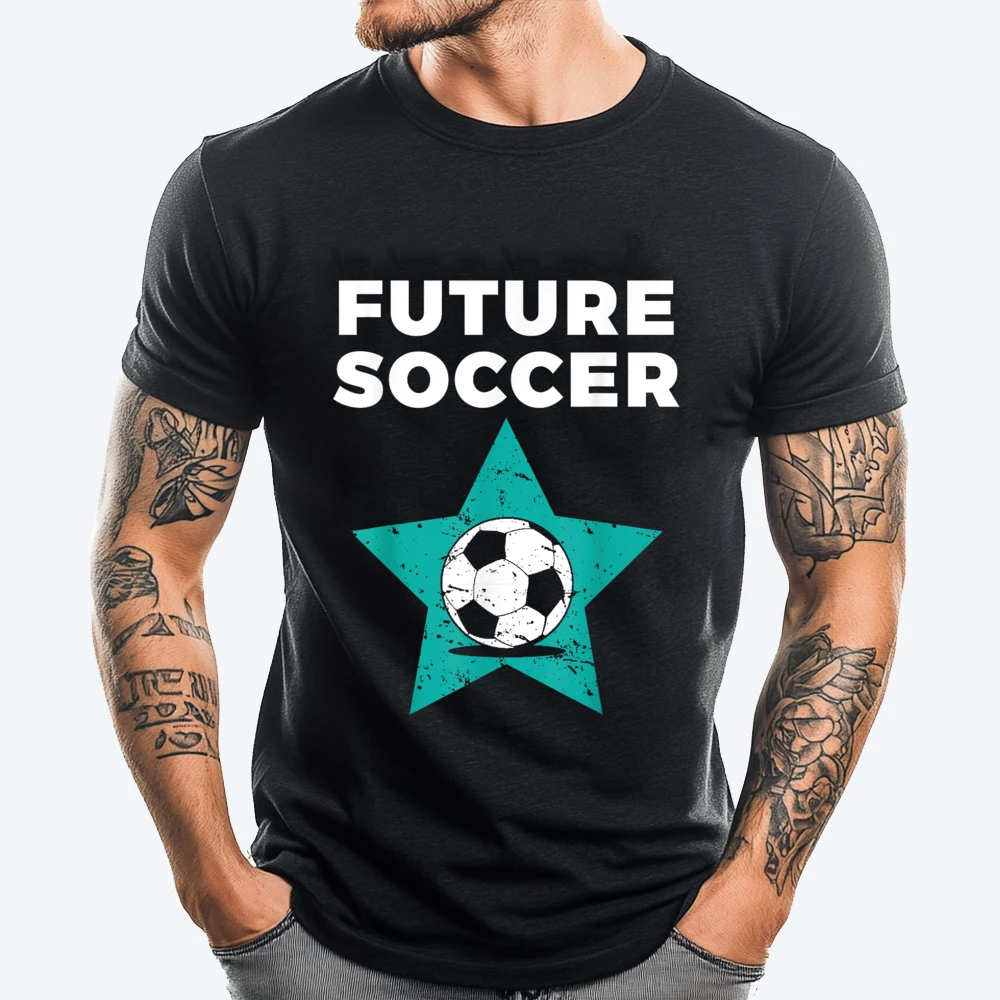 

Future Soccer Star Soccer Shirt For Soccer Sports T Shirt Men Men's Clothing Loose Graphic Tees Breathable