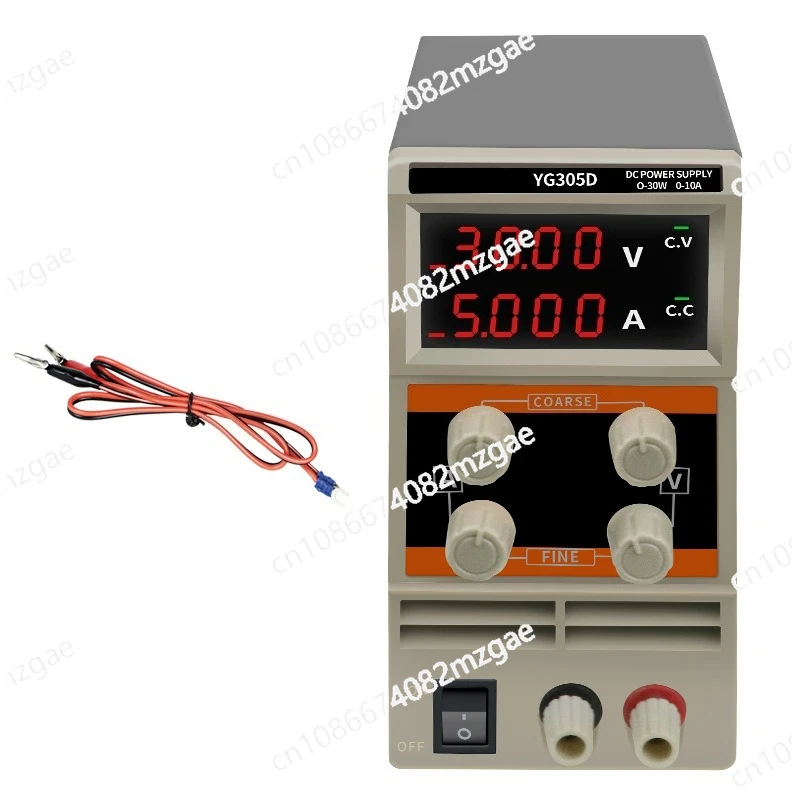 305D Adjustable DC Power Supply 30V 5A, Digital Display for Mobile Phone & Appliance Repair with 4-Digit Readout