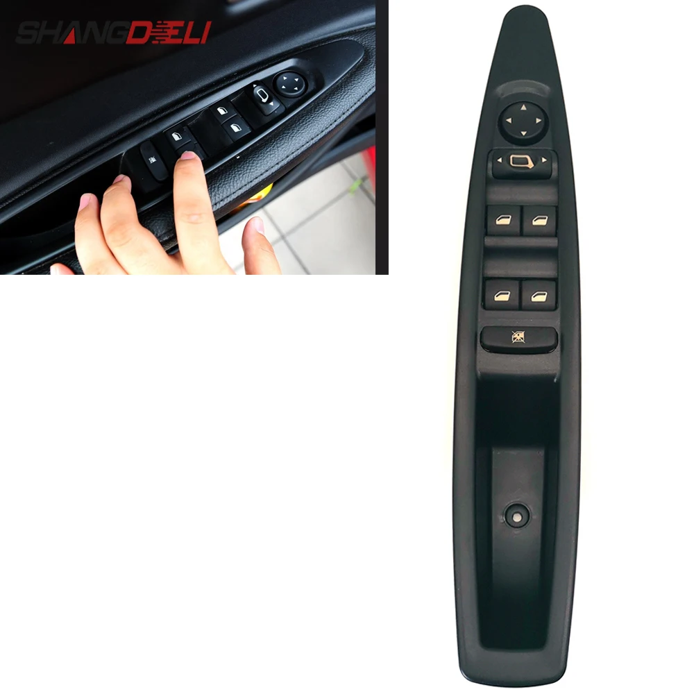 

1PC Car Manual Window Control Lifter Switch Button Front Left Driver Side Compatible for Citroen C4 2004 - 2007 2008 2009 2010