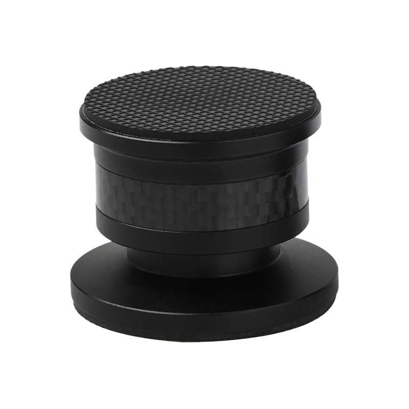 ATAUDIO 4PCS HiFi Speaker Spike Isolation Stands Carbon Fiber Aluminum Alloy Damping Metal Foot Pad Adjustable Cone Speaker feet