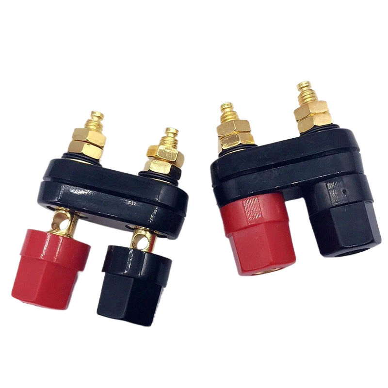 Double Row Wiring Column Double Red And Black Hexagonal Wiring Column Audio Amplifier Wiring Column