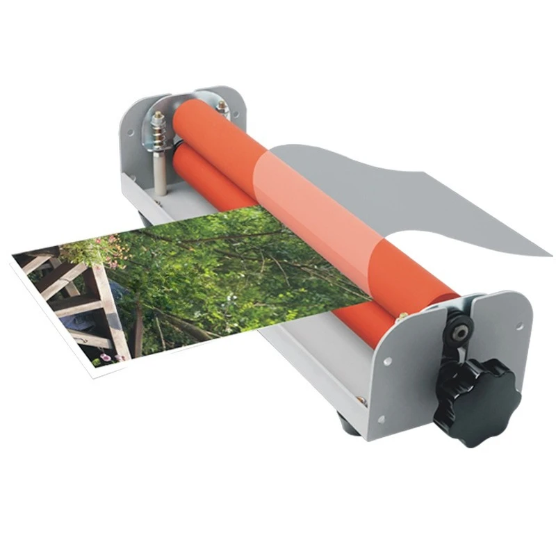 A4 Cold Laminating Machine Small Laminating Machine A4 Manual 12-inch Light Photo Hand-crank Laminating Machine