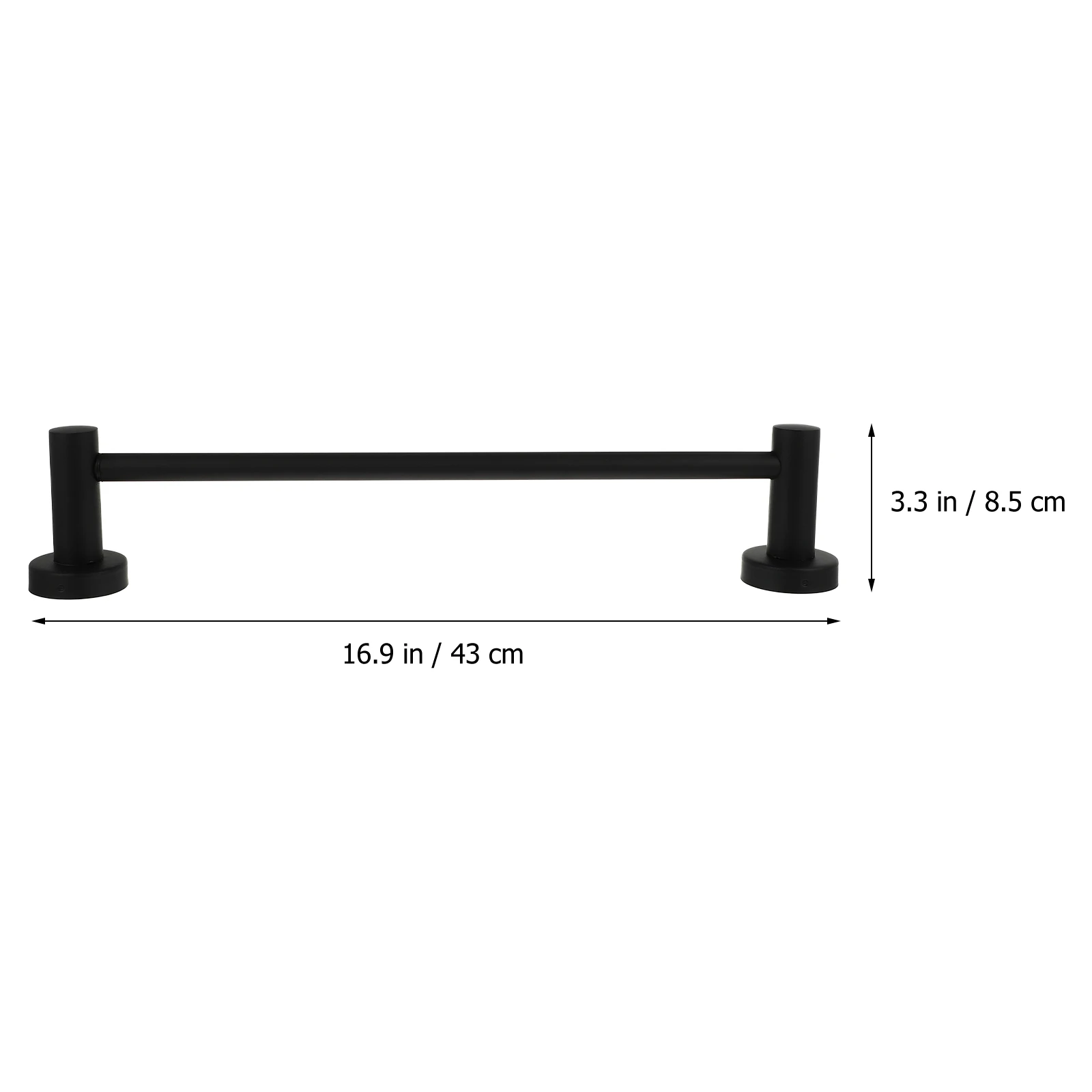 

Stainless Steel Towel Bar Adjustable Racks Bathroom Holder Durable Scratches Resistant Corrosion Proof Shine Smooth Surface