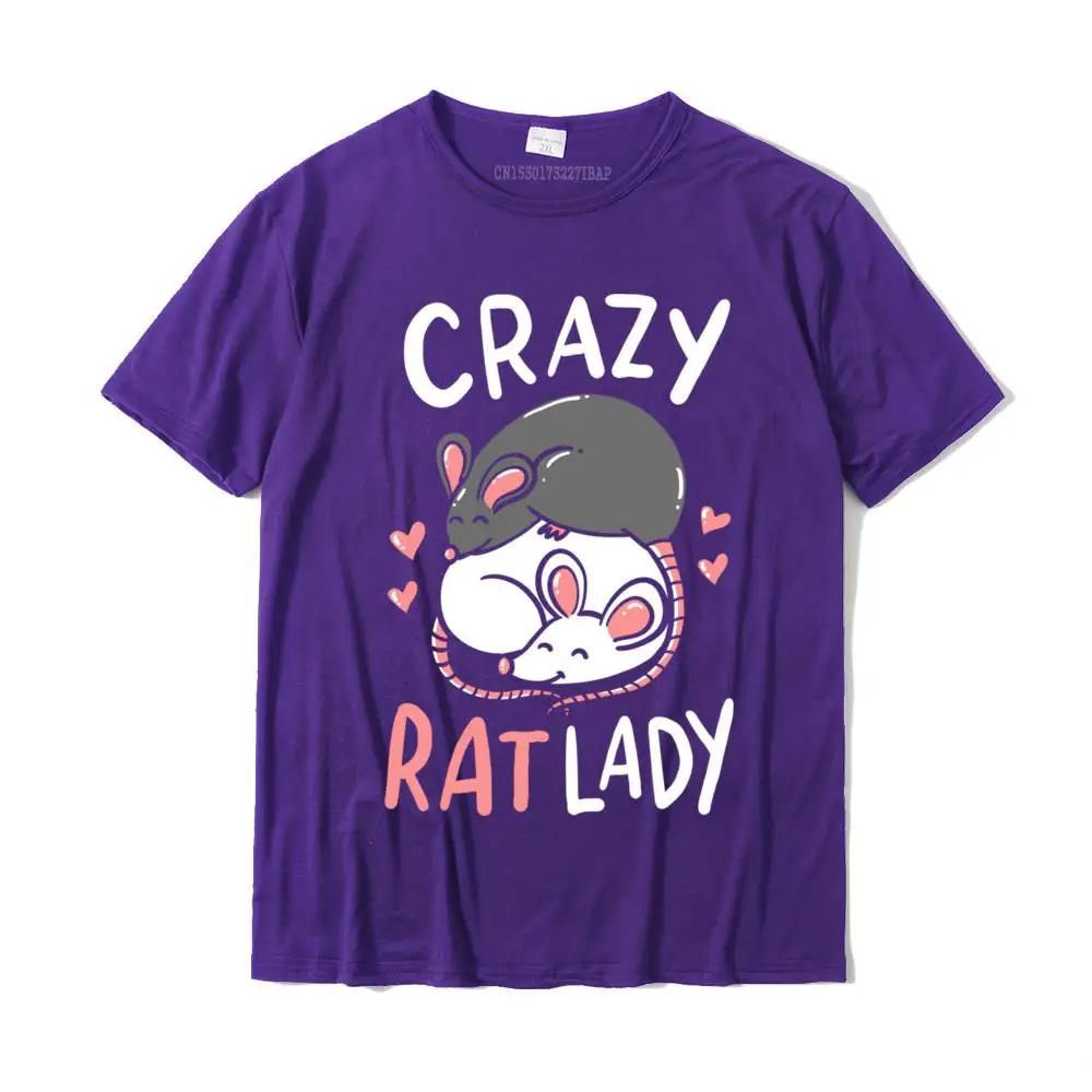 Rat Rats Crazy Rat Lady Love Cute Funny Pet Gift Aesthetic Cosie Tops Shirts Cotton Youth Top T-Shirts Cosie Classic