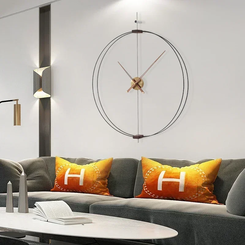 

European Vintage Wall Clocks Living Room Mural Art Bathroom Creative Fashion Nordic Watch Restaurant Horloge Home Decor